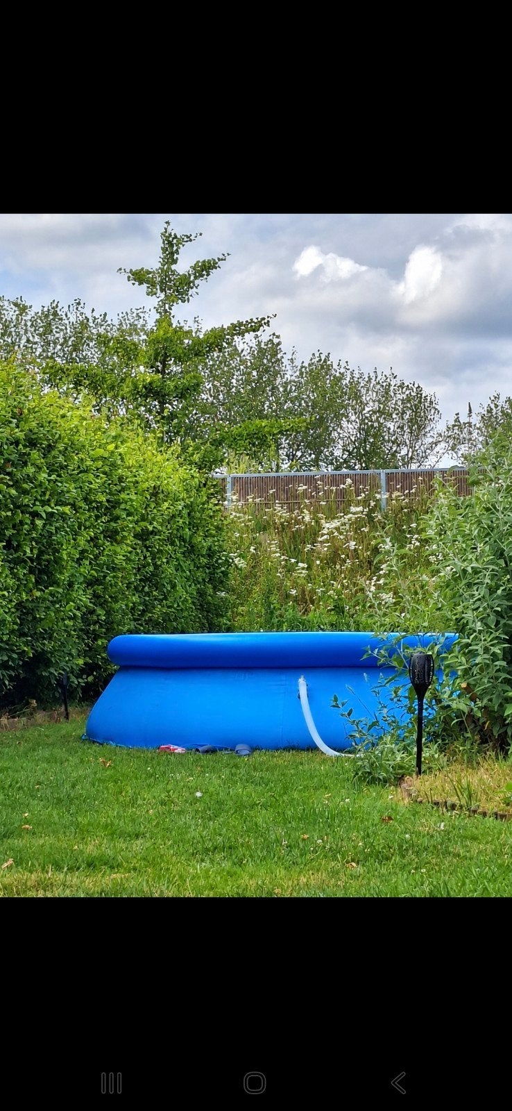zwembad rond met filter, Jardin & Terrasse, Enlèvement, Utilisé, Rond, Piscine gonflable