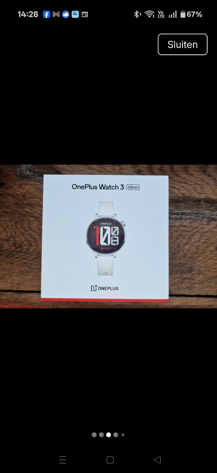 oneplus watch3. beige, Neuf, Oneplus, Enlèvement ou Envoi, Distance