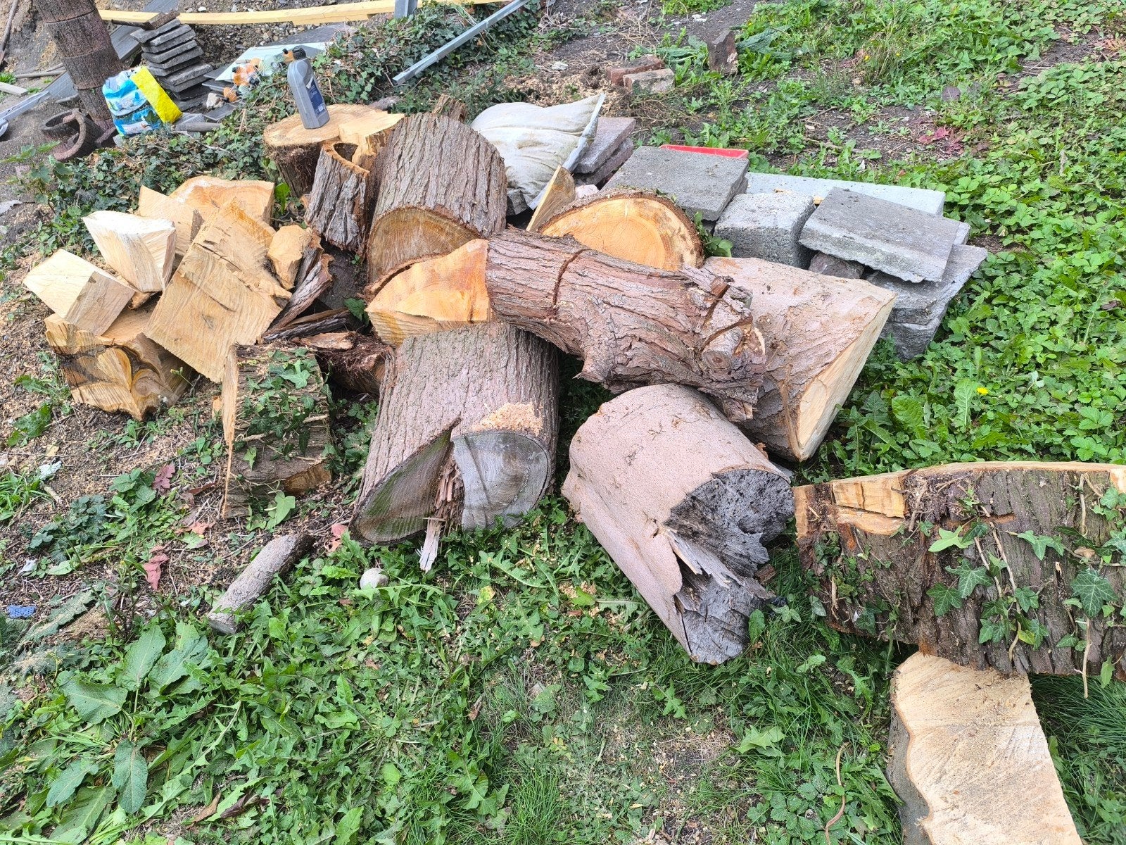 bois de chauffage à revendre (livraison possible), Enlèvement ou Envoi, Bûches