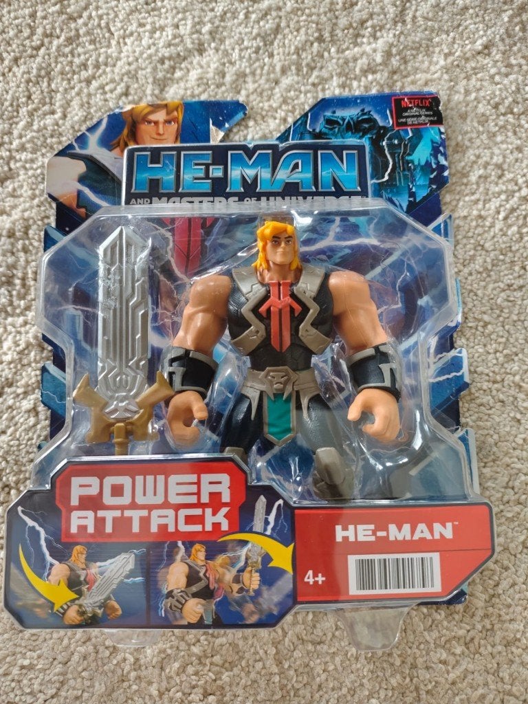 HE-MAN actiefiguur, Ophalen, Nieuw