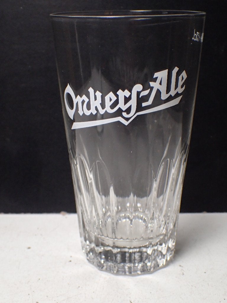 oud bierglas Onckers Ale, Verzamelen, Ophalen of Verzenden, Gebruikt, Bierglas