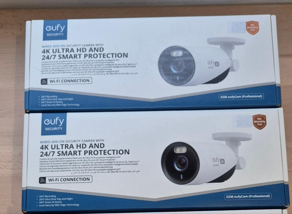 Eufycam E330 Expansion 2 stuks beschikbaar, Audio, Tv en Foto, Videobewaking, Ophalen, Zo goed als nieuw, Buitencamera