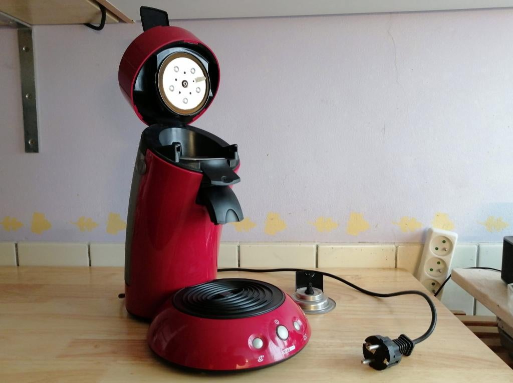 Senseo rouge, Machine à espresso, Réservoir d'eau amovible, Enlèvement, Utilisé