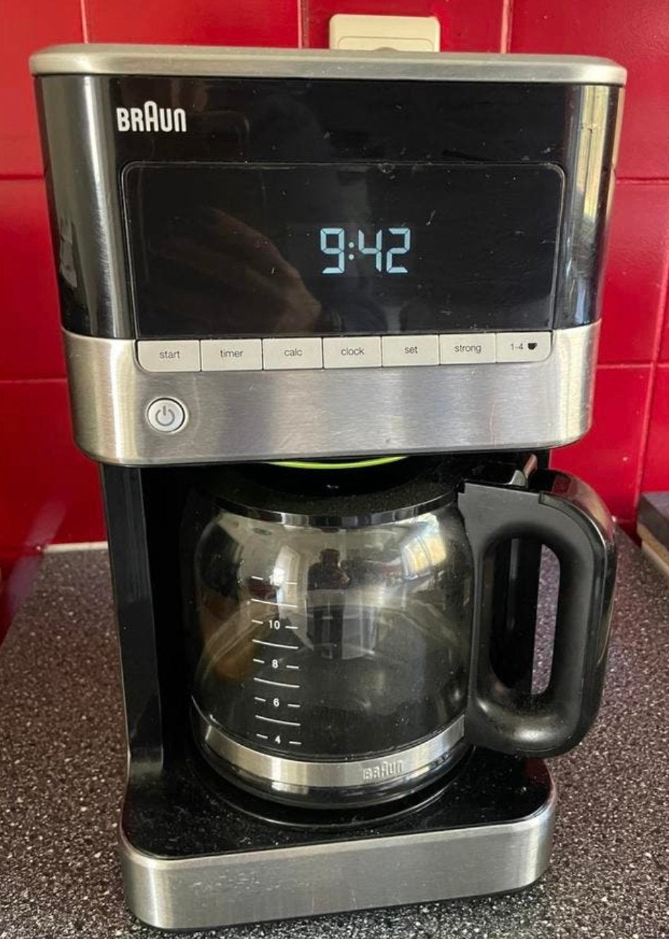 Braun koffiezetapparaat, Elektronische apparatuur, Ophalen, Afneembaar waterreservoir, Gebruikt, Koffiemachine