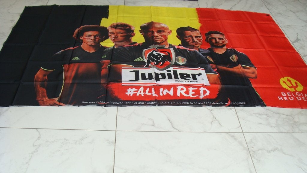 grand drapeau Jupiler , neuf, Collections, Enlèvement, Neuf, Autres types, Jupiler