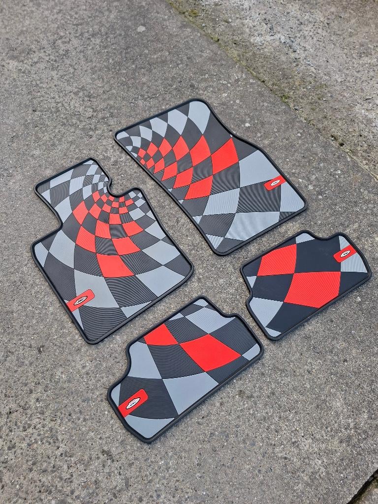 Tapis de sol caoutchouc style JCW Pro MINI F56 F57 2014 et +, Enlèvement