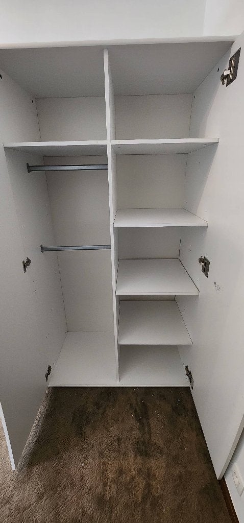 Kindernkleerkast en bed with matress, Kinderen en Baby's, Ophalen, Gebruikt, 180 cm of meer, 100 cm of meer