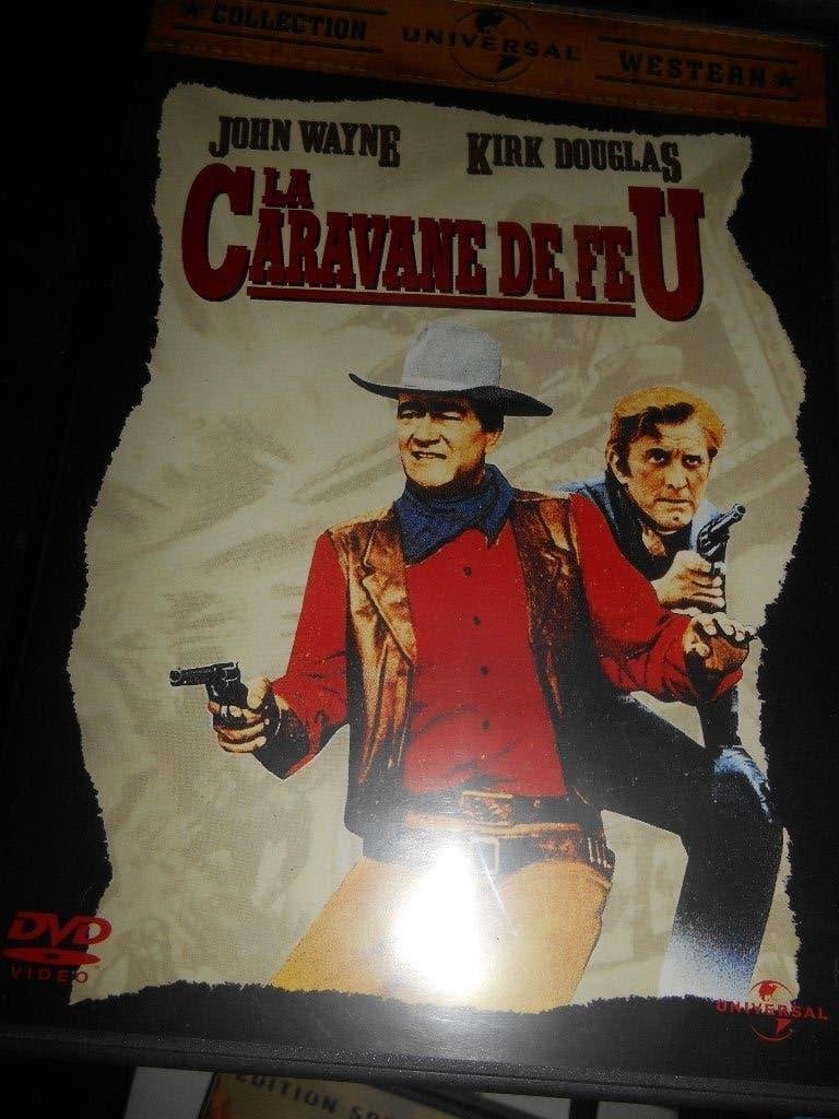 DVD western La caravane de feu, Enlèvement ou Envoi