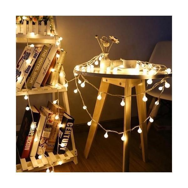 100 LED lichtsnoer 10 meter kerst bolletjes op netstroom, Enlèvement ou Envoi, Neuf