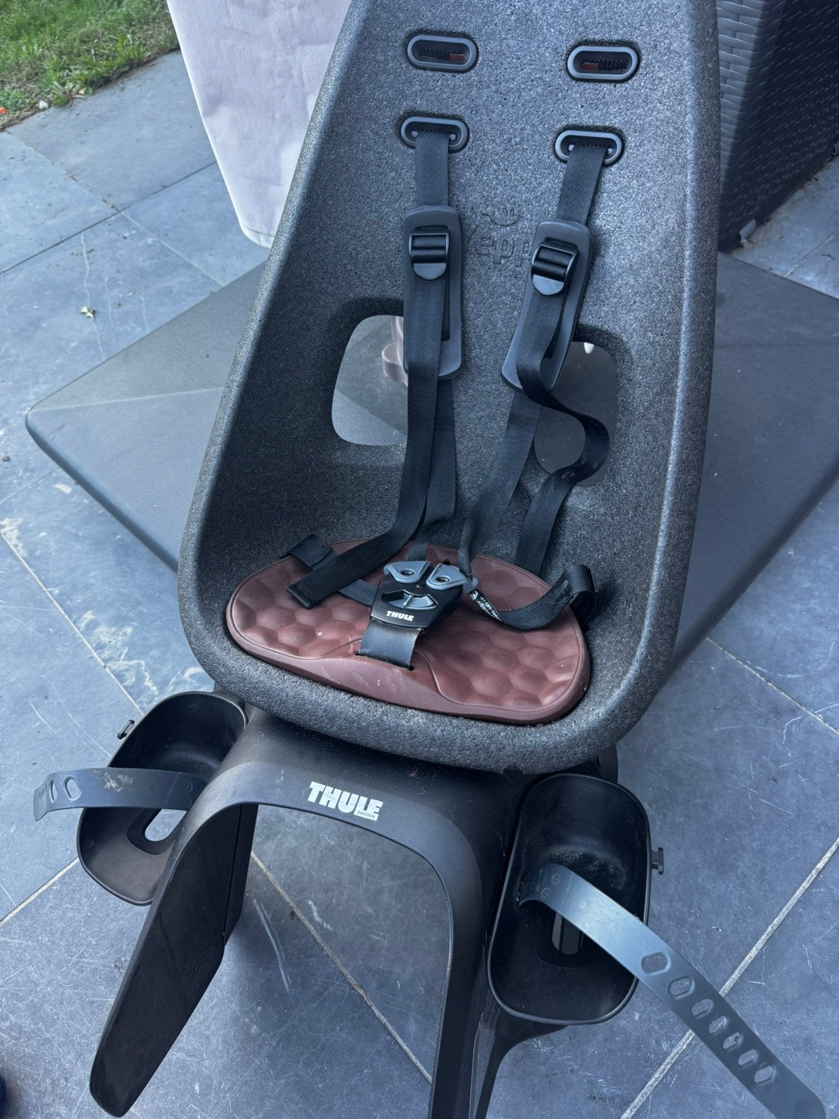 Thule fietsstoel, Fietsen en Brommers, Ophalen, Achterzitje, 0 t/m 18 kg, Gebruikt