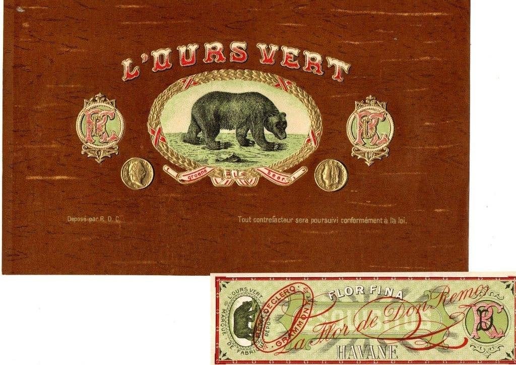 VIEILLES ÉTIQUETTES DE CIGARES, Collections, Enlèvement ou Envoi, Neuf, Autres types