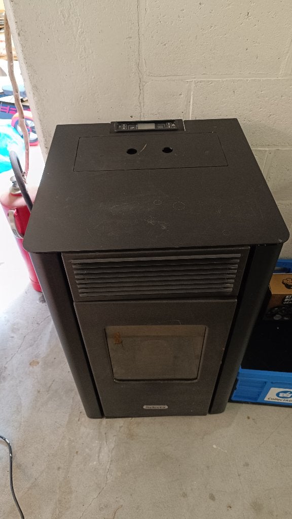 Poêle à pellet - Selecta Prima Nero 6,5 kW, Enlèvement, Utilisé, Autoportant, Poêle à granulés
