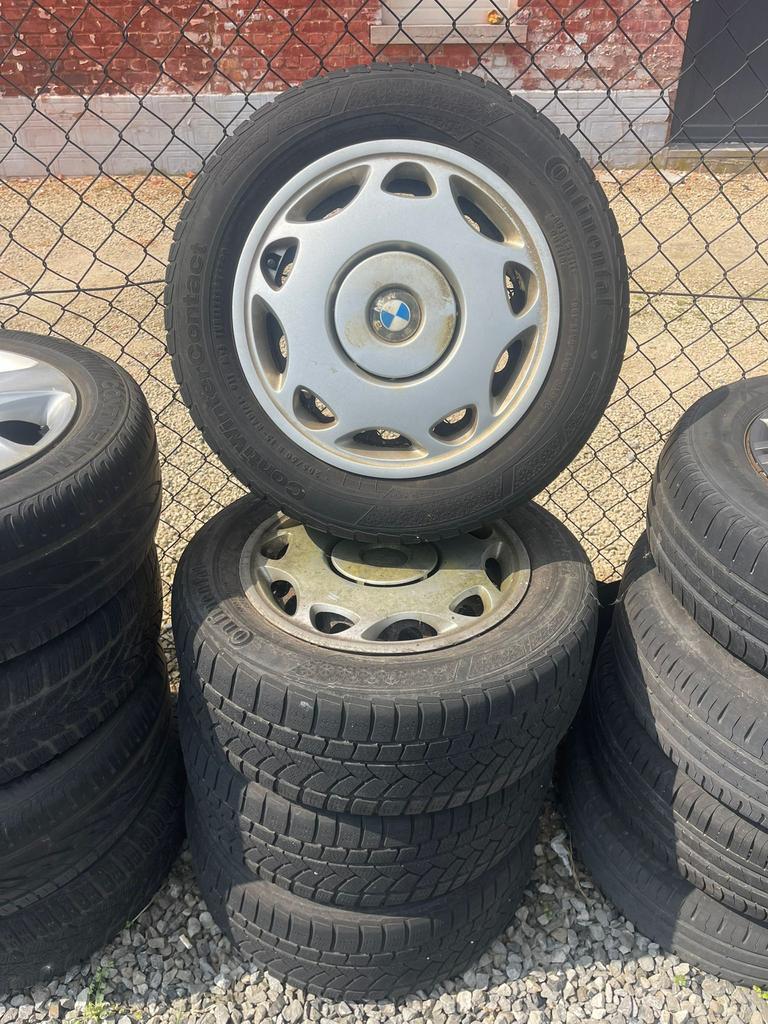 BMW banden set - 205/60/R15, Ophalen, Gebruikt, 15 inch, Banden en Velgen