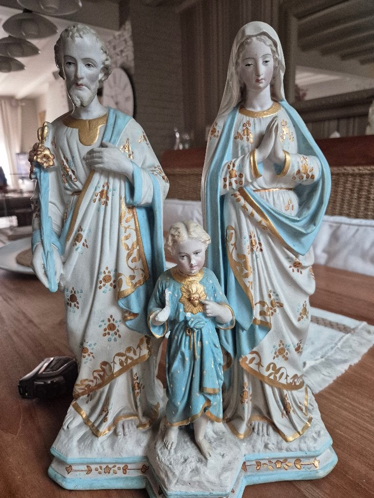 Statues Maria/Jésus, Enlèvement, Comme neuf, Image, Christianisme | Catholique
