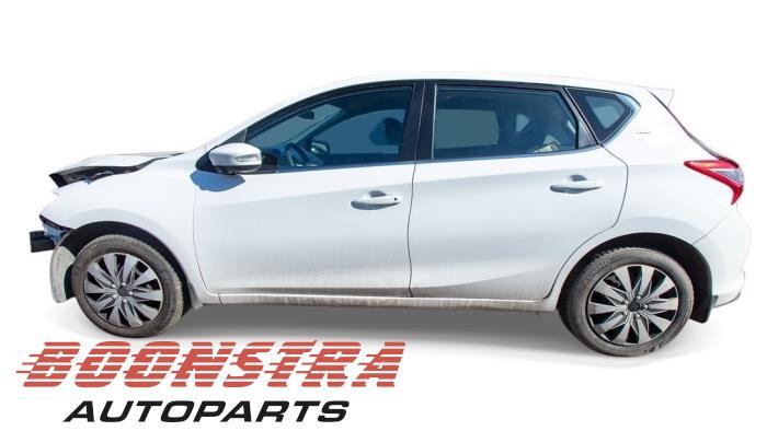 Portière 4portes arrière gauche d'un Nissan Pulsar (QM1), -, 3 mois de garantie, Utilisé, Porte