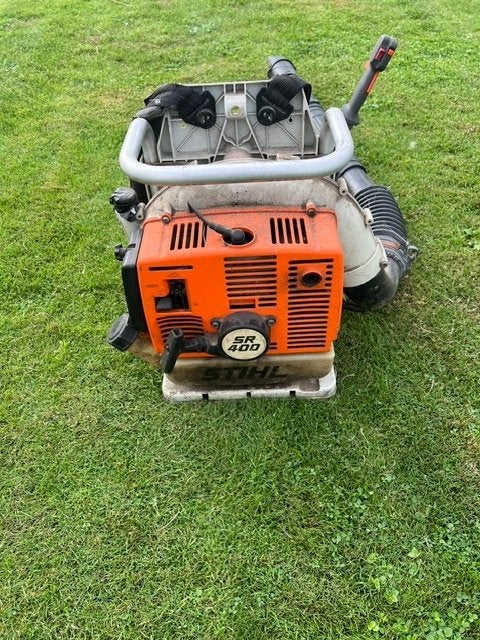 bladblazer, Tuin en Terras, Ophalen, Gebruikt, Benzine, Ruggedragen