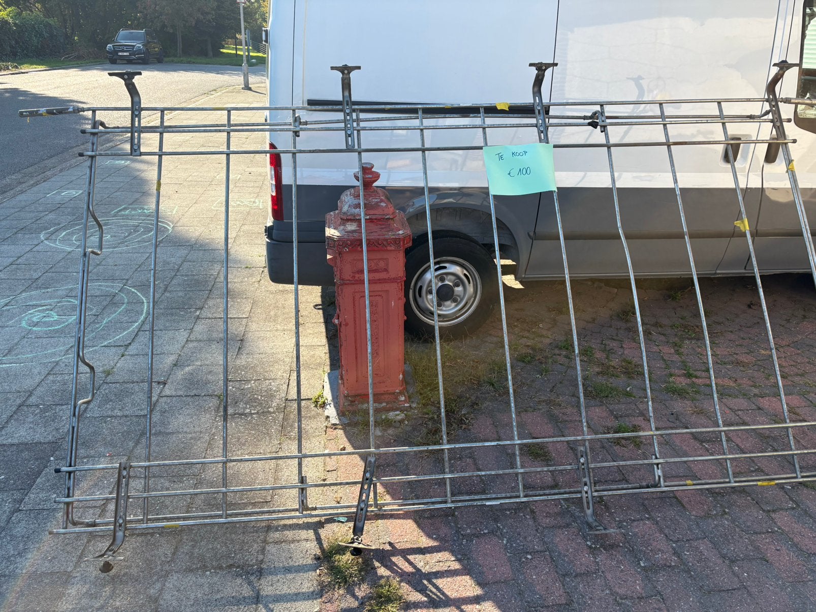 Imperiaal Bestelwagen ford transit, Auto diversen, Ophalen, Gebruikt
