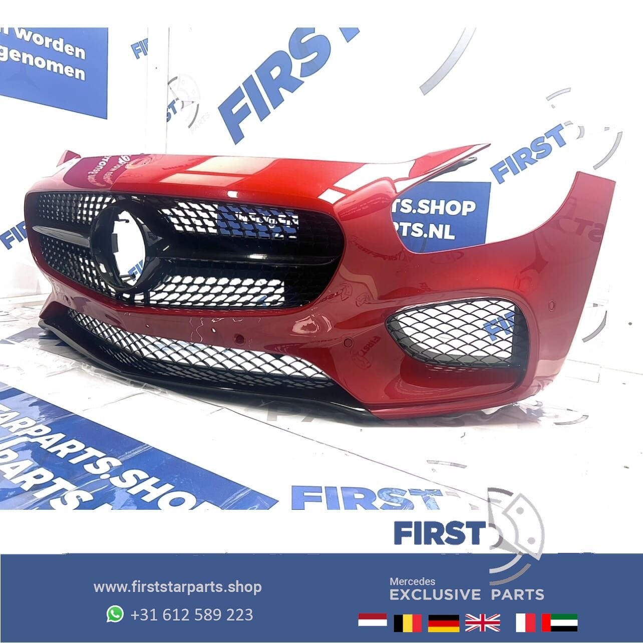 W190 AMG GT BUMPER COMPLEET Mercedes GT GTC GTS AMG VOORBUMP, Autos : Pièces & Accessoires, Utilisé, -, Avant, -