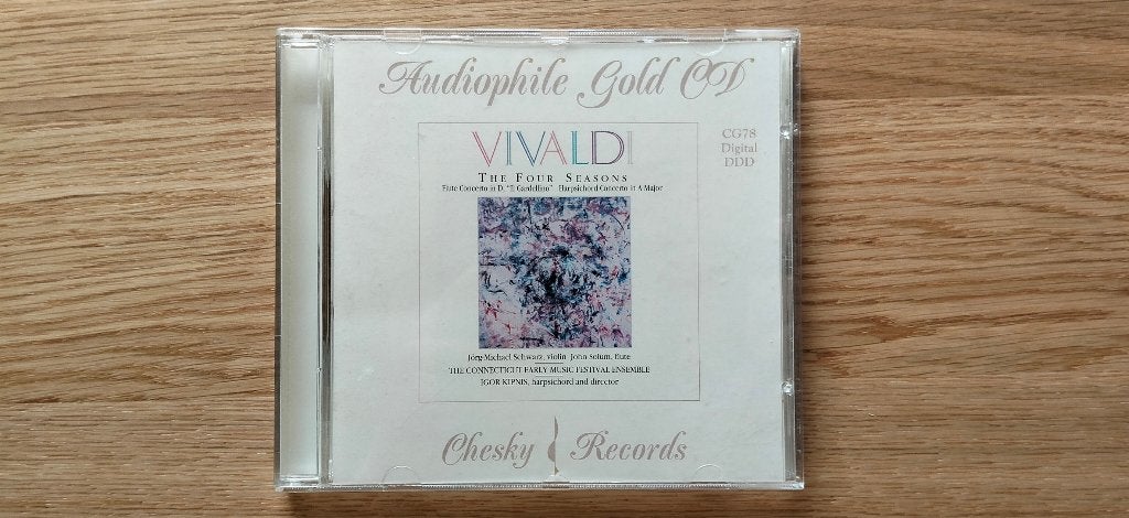 Vivaldi - The Four Seasons (Chesky CG78), Cd's en Dvd's, Ophalen, Zo goed als nieuw, Vivaldi