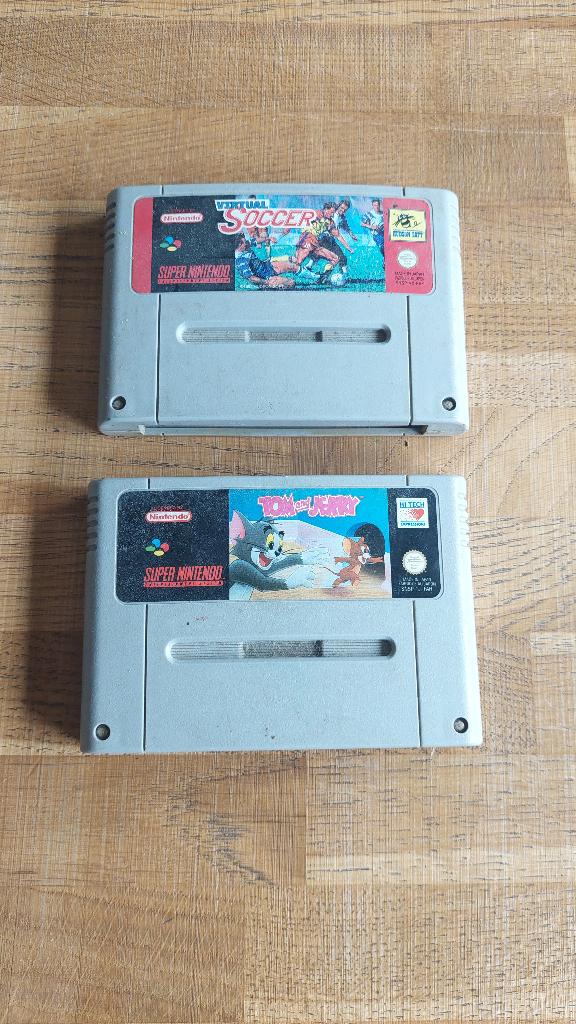 Tom & Jerry / Virtual socces / Killer instinct SNES, Games en Spelcomputers, Ophalen, 1 speler, Zo goed als nieuw, Vanaf 3 jaar