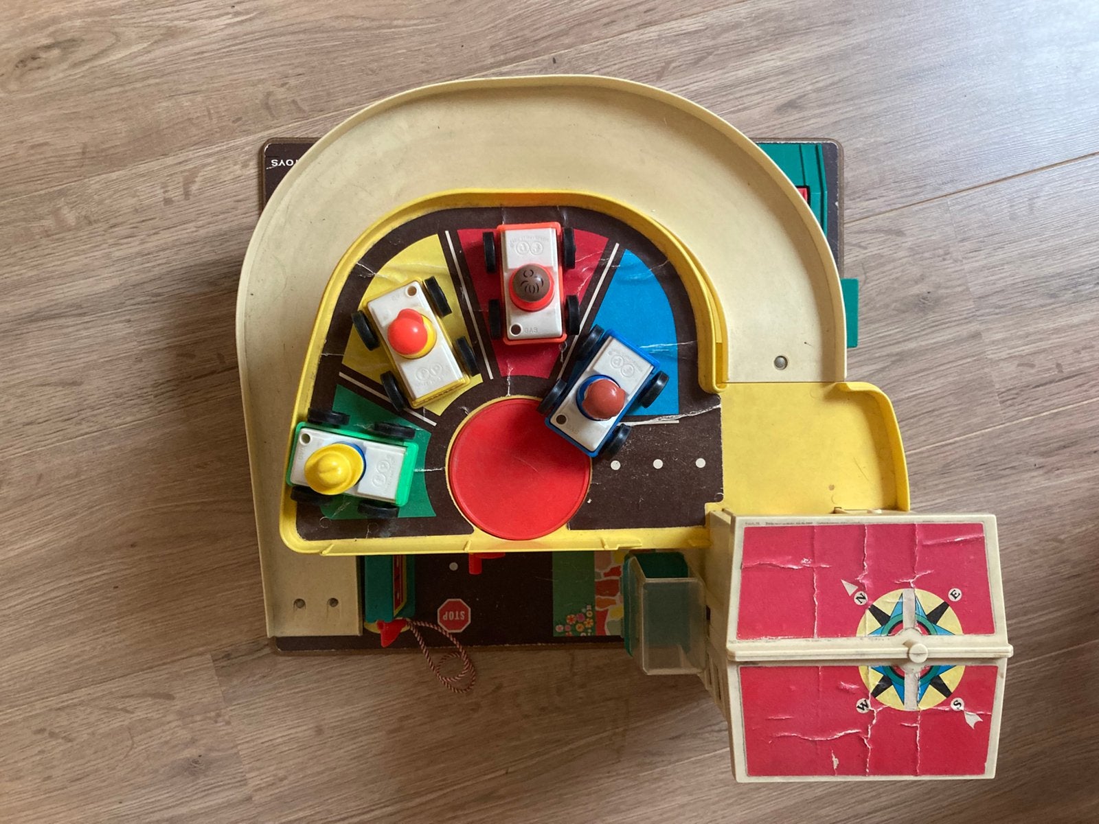 Fisher price garage vintage, Kinderen en Baby's, Ophalen, Gebruikt