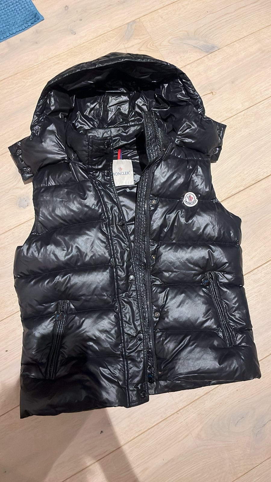 Moncler bodywarmer, Enlèvement ou Envoi, Porté, Taille 46 (S) ou plus petite, Noir