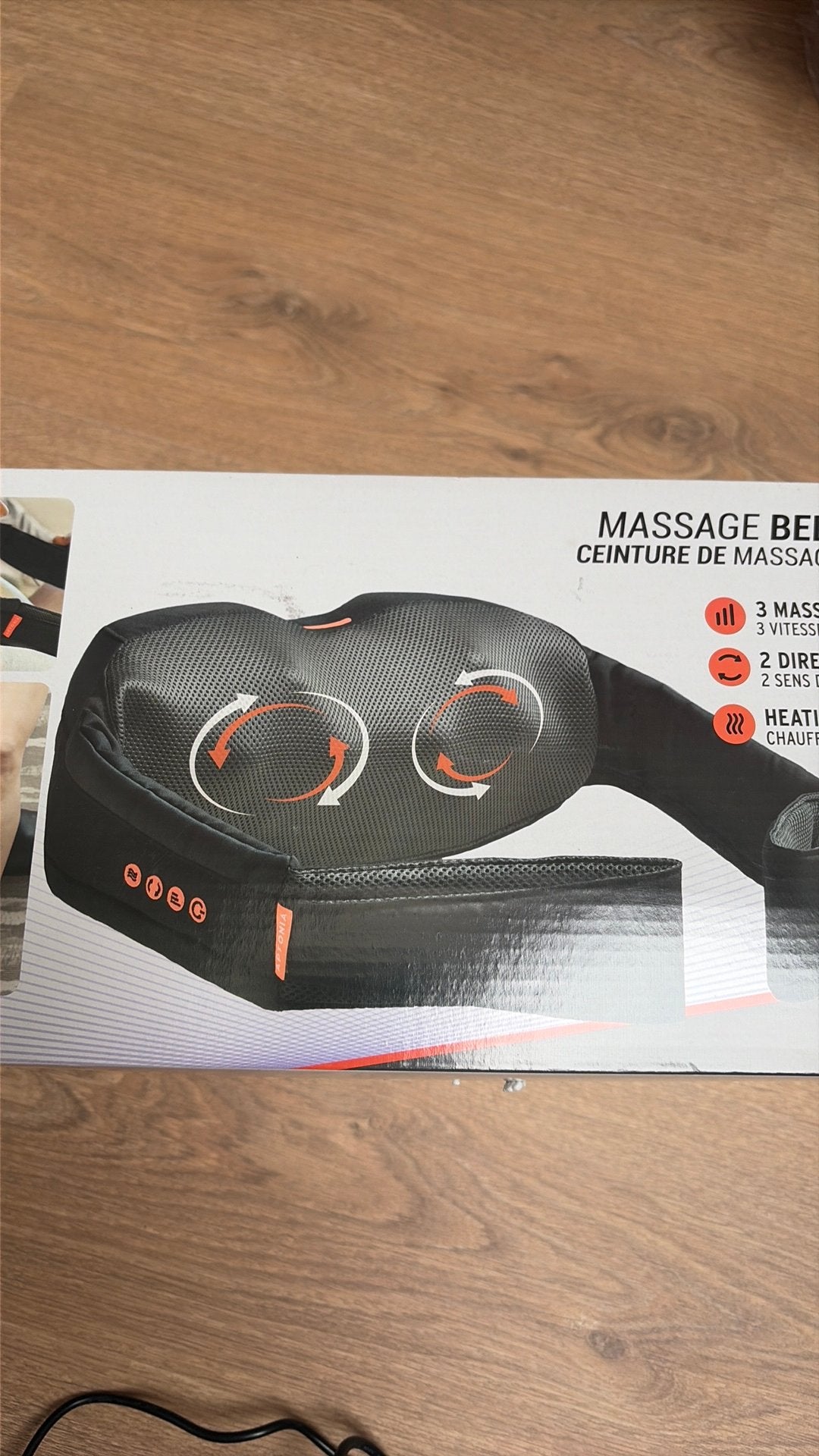 Massage belt, Ophalen, Zo goed als nieuw