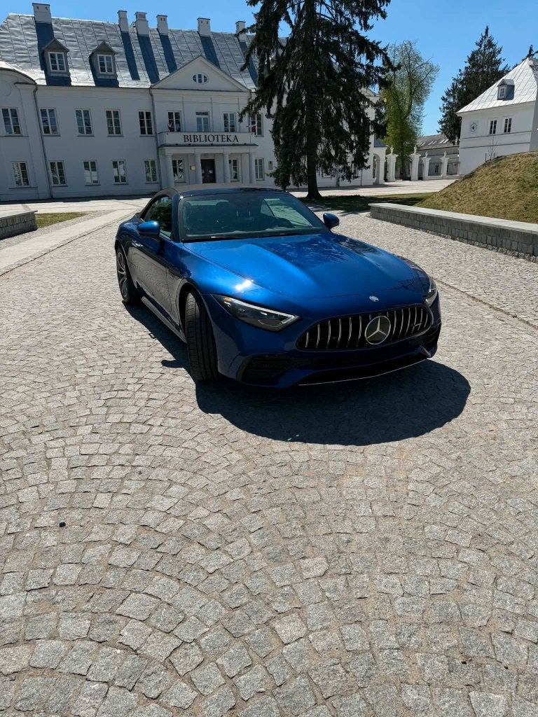 Mercedes Benz AMG SL 43, Auto's, Automaat, 4 zetels, Achterwielaandrijving, Zwart