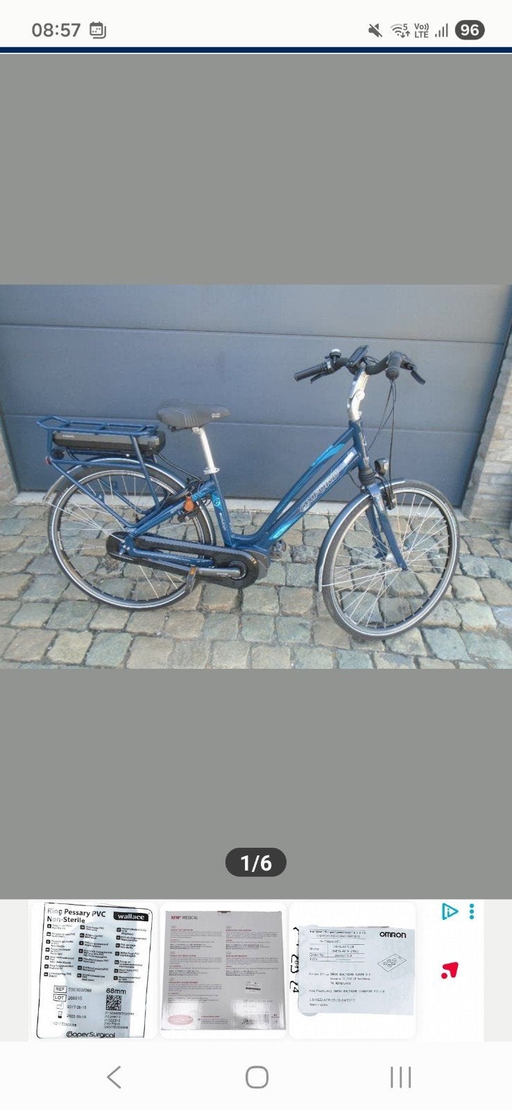 elektrische damesfiets Oxford met middenmotor ., Ophalen