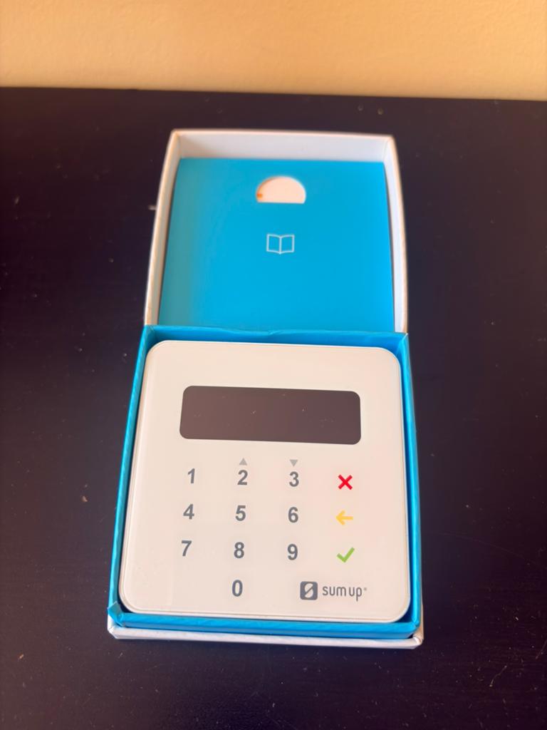 Terminal carte bancaire SumUp Air comme neuf, Collections, Appareils électroniques, Ordinateurs et Machines à calculer, Enlèvement