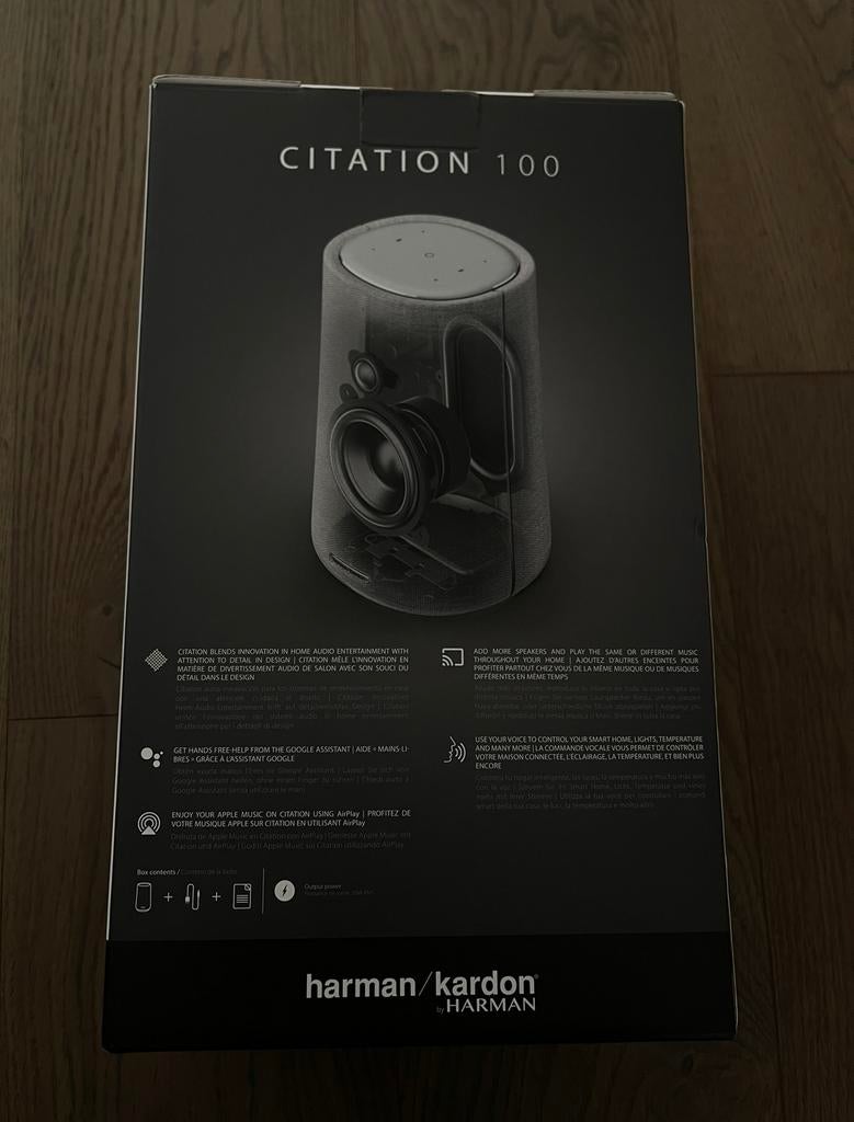 Harman Kardon Citation 100 (MKII), Enlèvement, Comme neuf