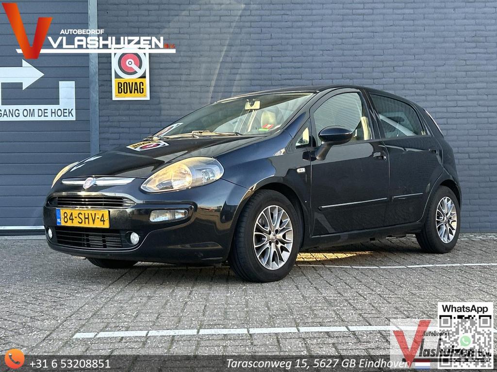 Fiat Punto Evo 1.3 M-Jet Mylife | Airco | Cruise | Trekhaak, Auto's, Fiat, Zwart, Zwart, Bedrijf, Te koop