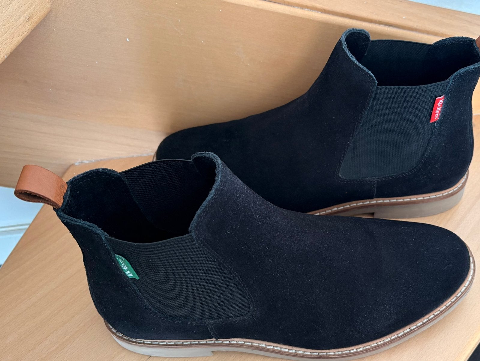 KICKERS Tyga heren, Zwart, Overige typen, Ophalen of Verzenden, Gedragen