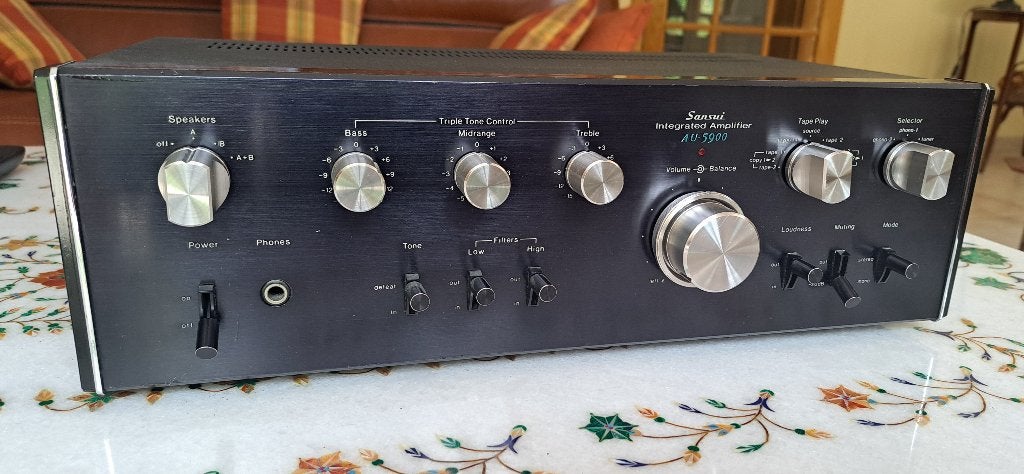 Sansui AU-5900, TV, Hi-fi & Vidéo, Enlèvement, Reconditionné, Stéréo, Moins de 60 watts