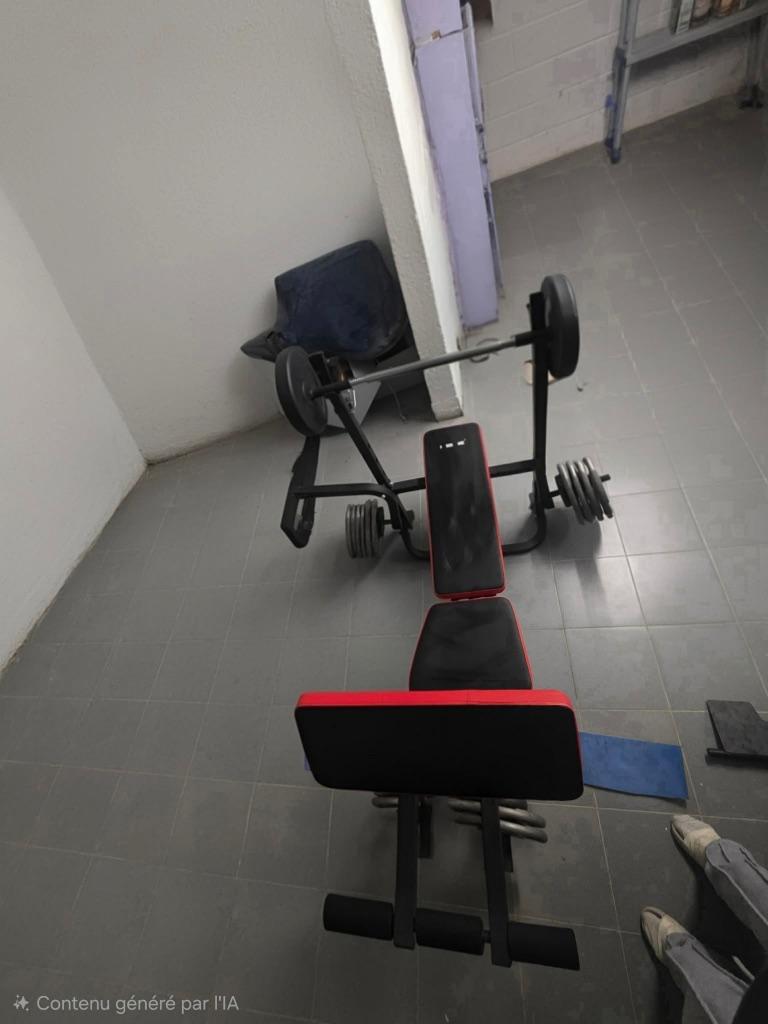Banc de musculation multifonction Complet( barre&poids en+), Ophalen, Nieuw, Benen, Overige typen