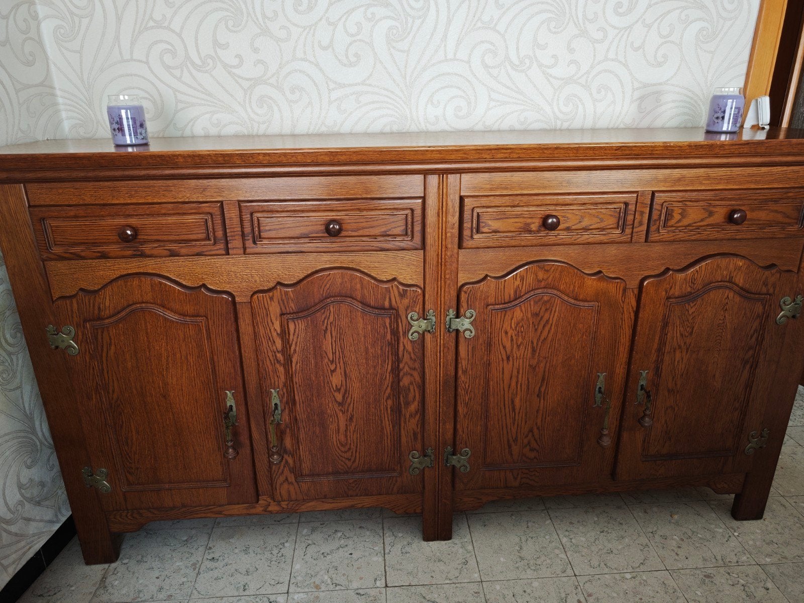 Dressoir chêne massif., Maison & Meubles, Enlèvement, Chêne
