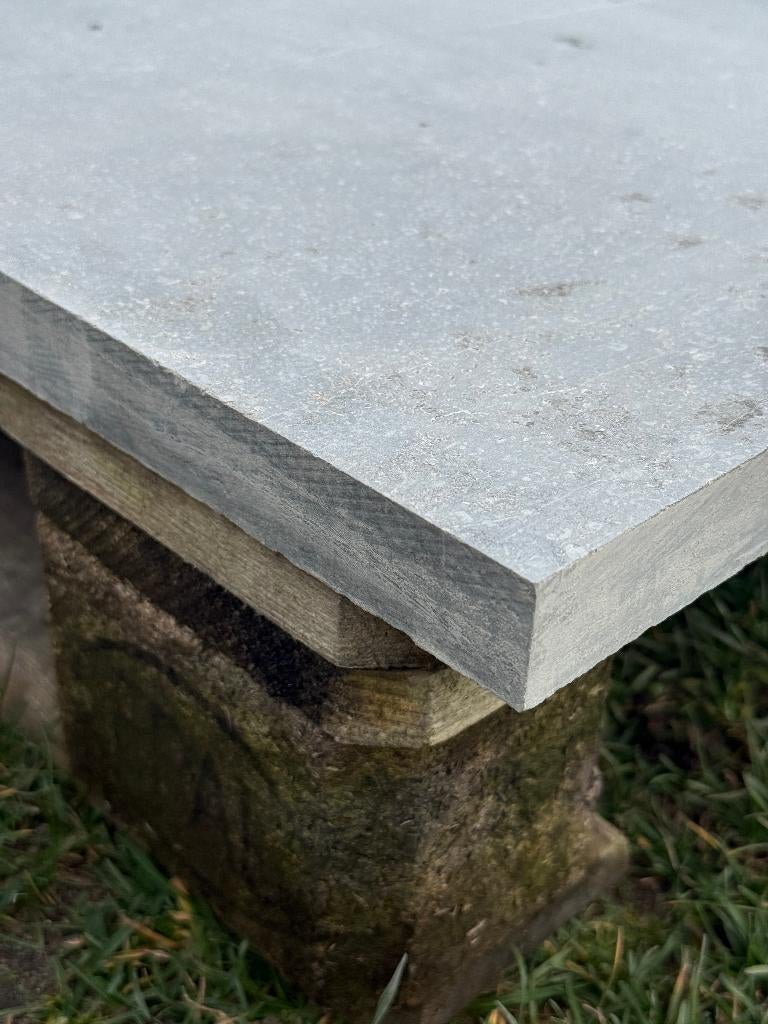 Tegels Belgische blauwe hardsteen $Gereserveerd$, Tuin en Terras, Ophalen, Terrastegels