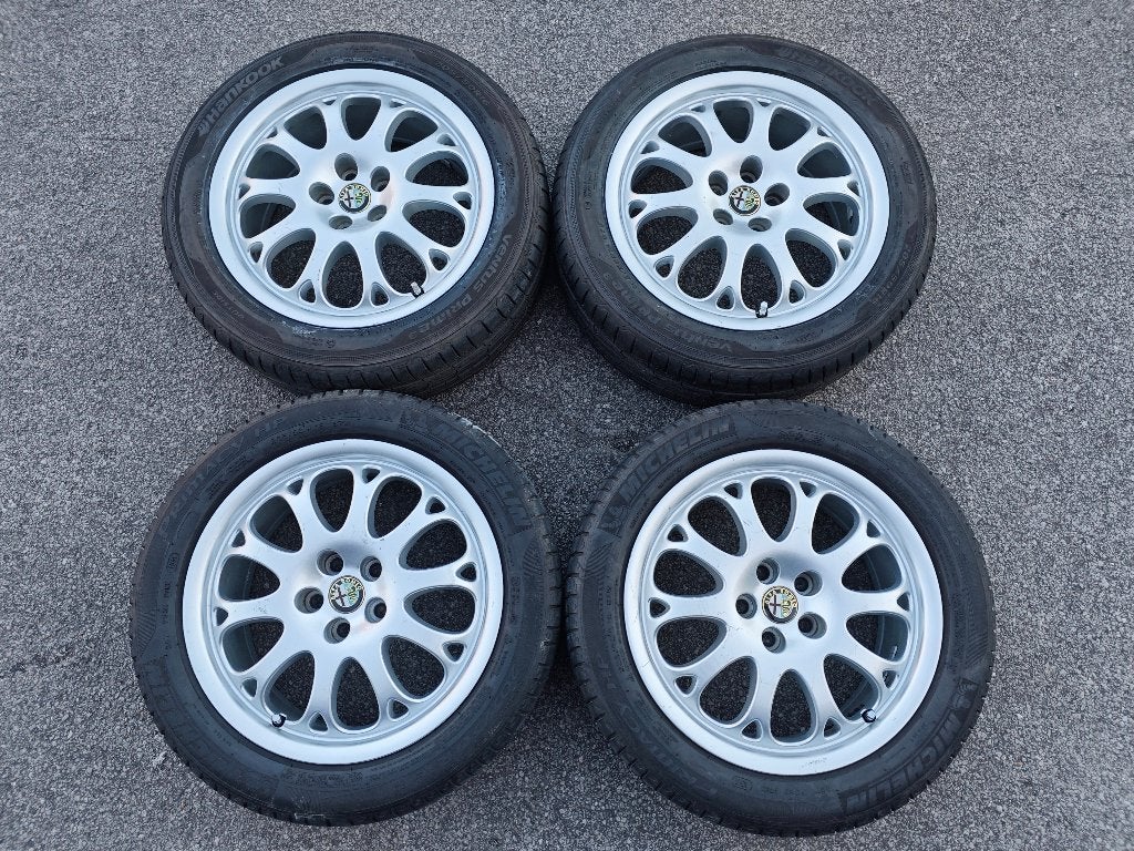 alfa romeo velgen sets 5x98, Autos : Pièces & Accessoires, Pneus & Jantes, Jante(s), Pneus été, 16 pouces, 205 mm, Véhicule de tourisme