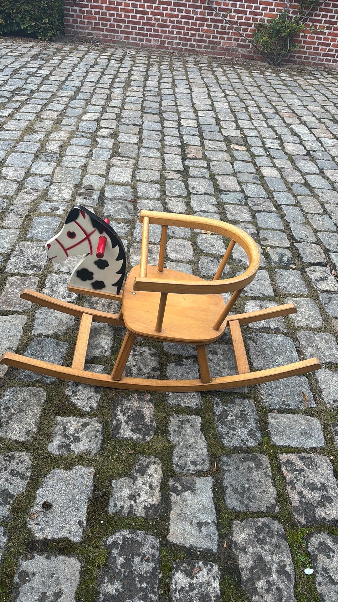 Vintage schommelpaard, Ophalen, Gebruikt