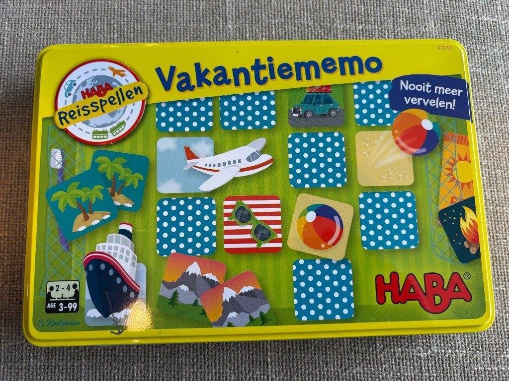 Haba reisspel magnetische vakantiememory, Ophalen of Verzenden, Zo goed als nieuw