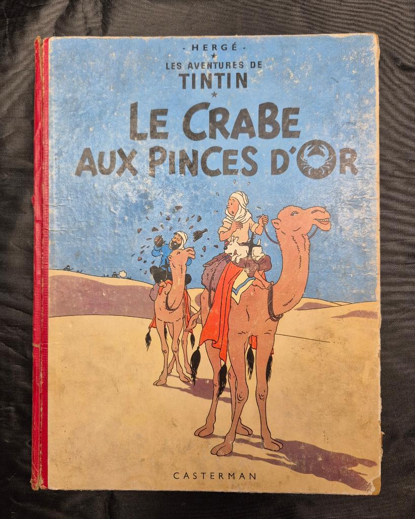 Kuifje De krab met de gulden scharen, Eén stripboek, Ophalen of Verzenden, Gelezen, Herge