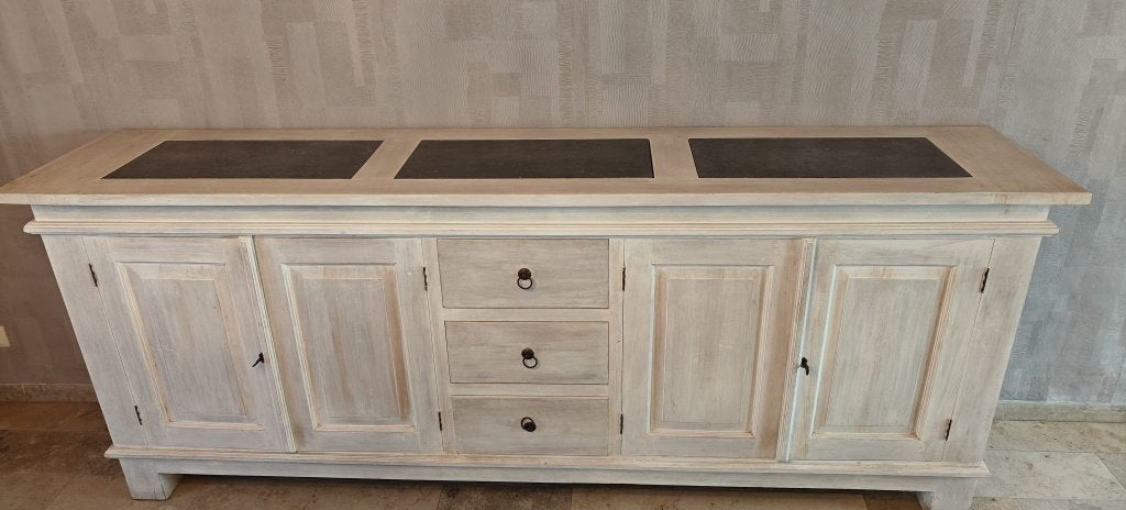 Eiken dressoir - amper gebruikt, Ophalen, Met deur(en), Zo goed als nieuw, 200 cm of meer