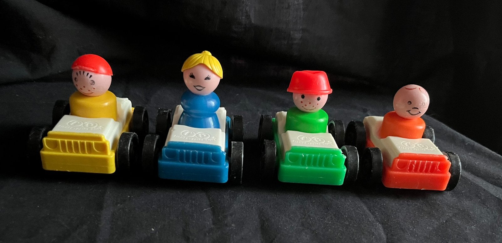 voitures et figurines vintage Fisher-Price Little People 4, Enlèvement ou Envoi, Utilisé, Voiture ou Véhicule