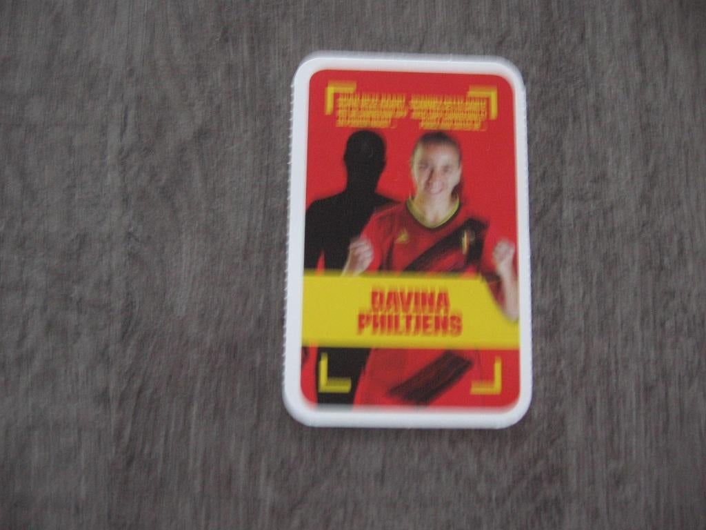 DAVINA PHILTJENS belgian red flames !!!, Ophalen of Verzenden, Nieuw, Spelerskaart