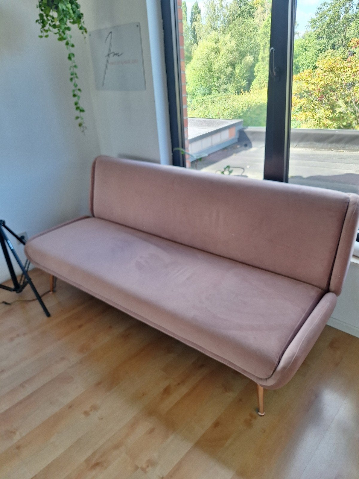zetel/bed, Huis en Inrichting, Ophalen, Roze