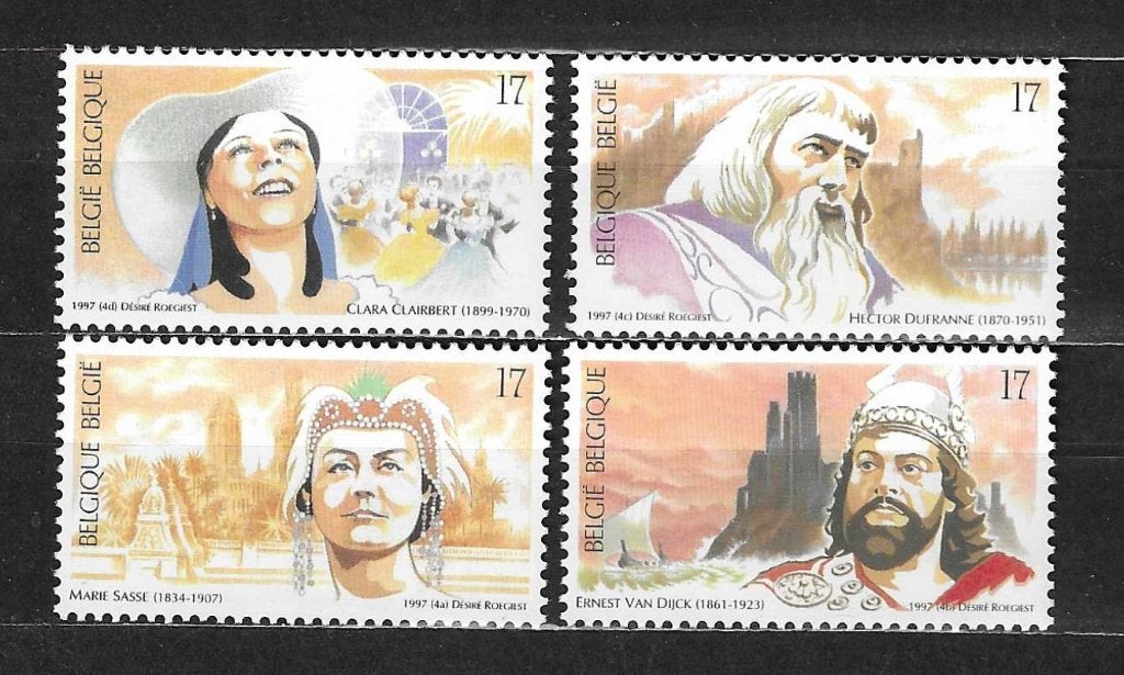 België OPC 2686-89 Opera zangers en - zangeressen **, Ophalen of Verzenden, Postfris, Postfris, Muziek