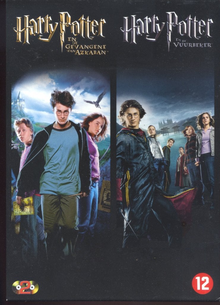 Harry Potter - 2 DVD -  Vuurbeker - Gevangene van Azkaban, Verzenden, Zo goed als nieuw, Overige typen