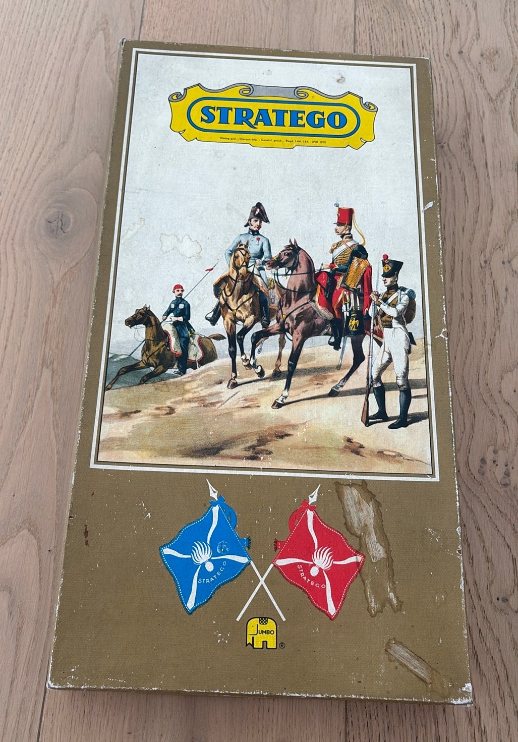 Vintage Jumbo Stratego Board Game – Complete Set, Hobby en Vrije tijd, Ophalen of Verzenden, Gebruikt