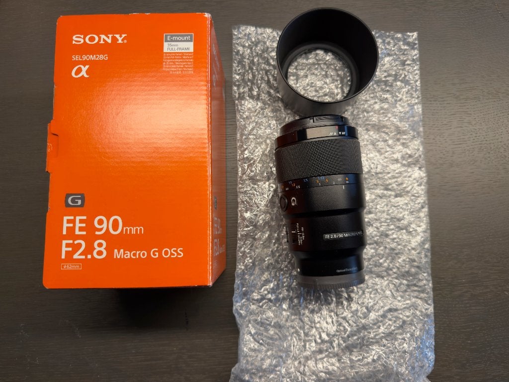 Sony FE 90mm F2.8 macro G OSS, Sony E-mount, Sony, Macrofunctie, Zo goed als nieuw