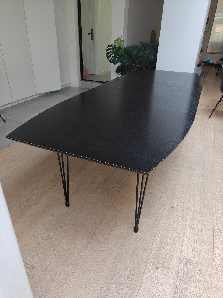 Uitschuifbare eettafel, Huis en Inrichting, Ophalen, Gebruikt, 100 tot 150 cm, 200 cm of meer